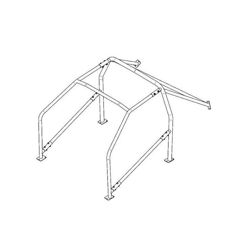 Arceau à boulonner SASSA pour Honda Civic Type R 2001-2006 Arceau à boulonner SASSA pour Honda Civic Type R 2001-2006