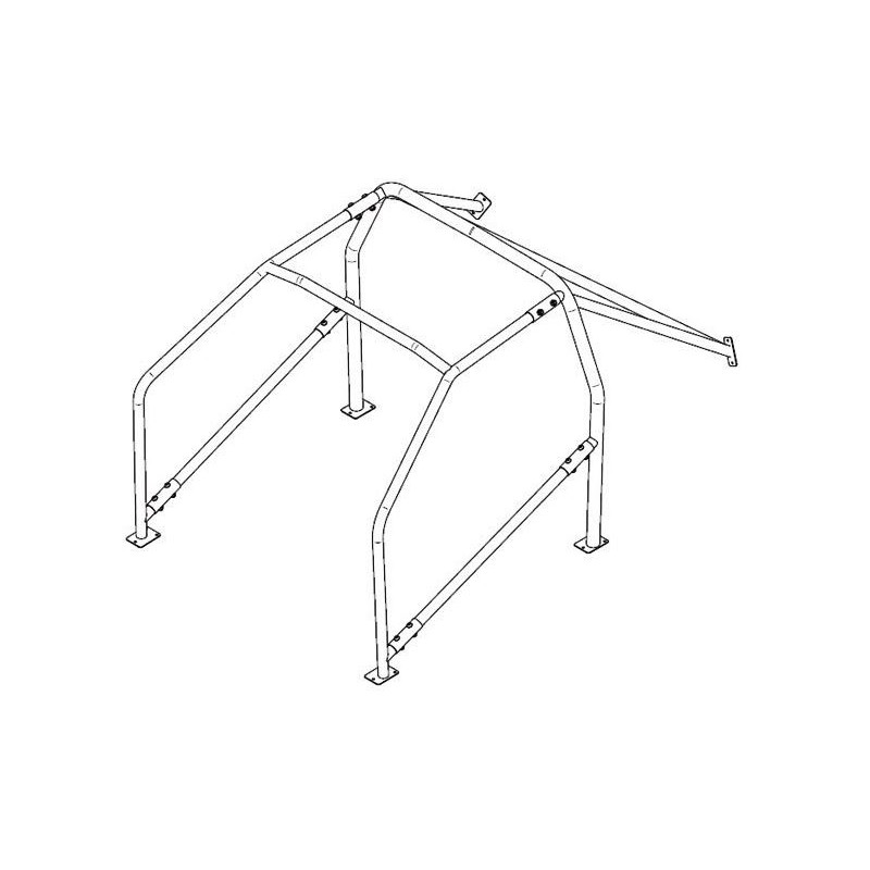 Arceau à boulonner SASSA pour Renault R8 1964-1971 Arceau à boulonner SASSA pour Renault R8 1964-1971