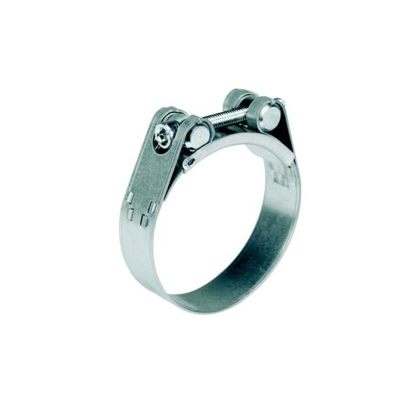 Collier De Serrage D'échappement Réglable 110-115 Mm - Kit De Réparation Avec Vis - Acier Inoxydable, Réduction Des Vibrations