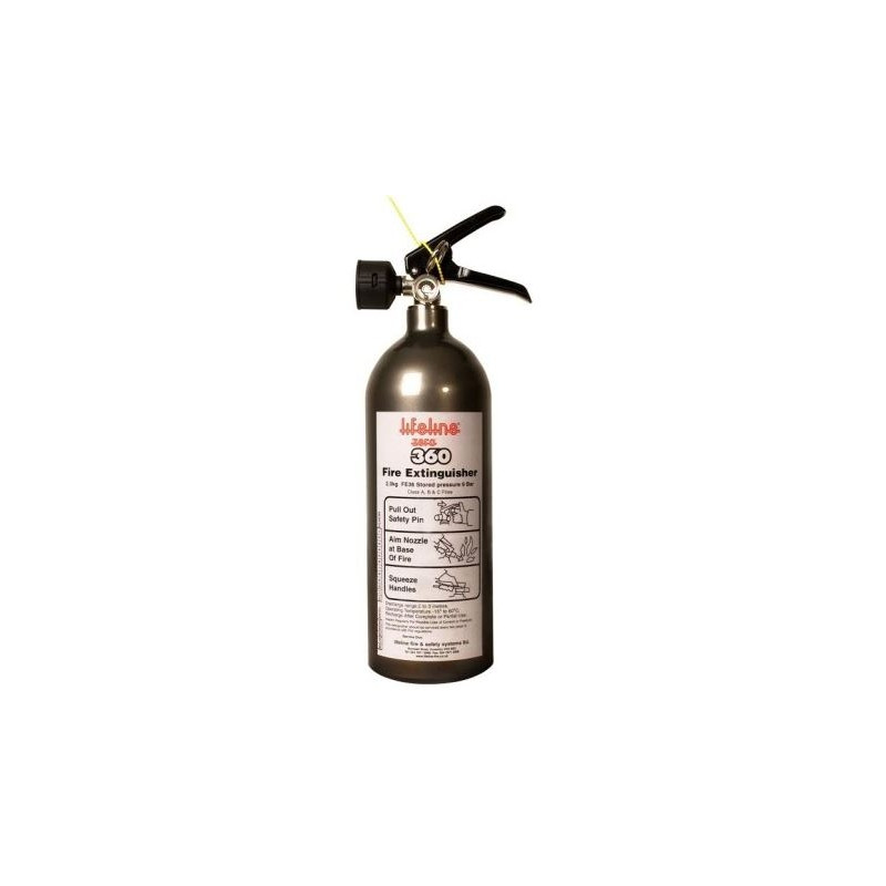 Extincteur manuel 2kg Lifeline Zero 360 Extincteur manuel 2kg Lifeline Zero 360