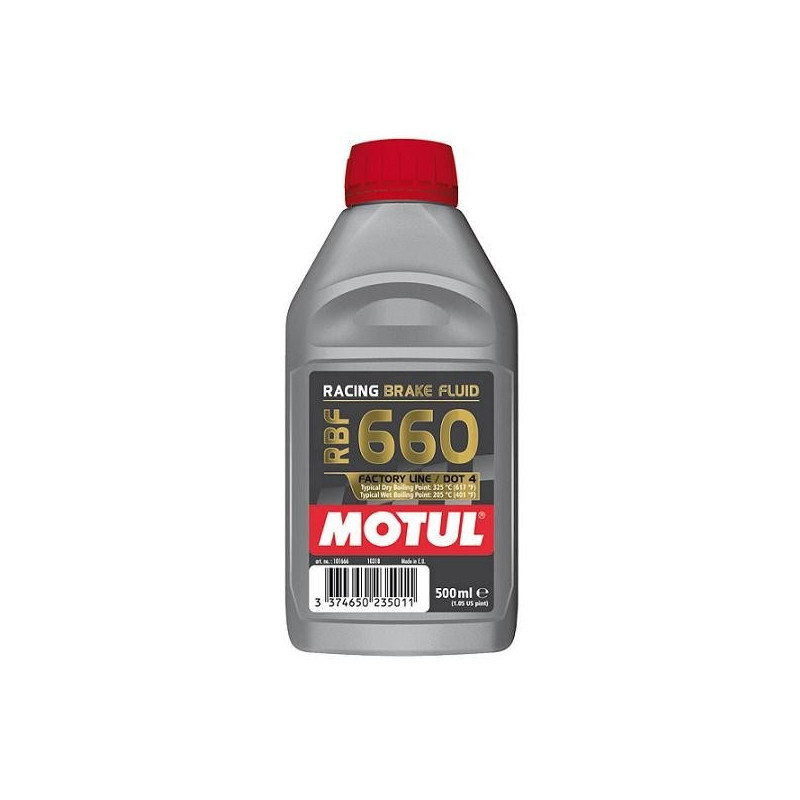 Liquide de freins MOTUL RBF 660 non miscible 500 ML