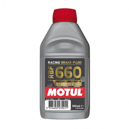 Liquide de freins MOTUL RBF 660 non miscible 500 ML