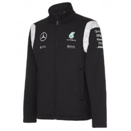 Softshell MERCEDES AMG Team noire pour homme