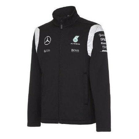 Softshell MERCEDES AMG Team noire pour homme