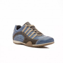 Chaussures GULF Grand Prix Original Seca bleues en cuir pour homme