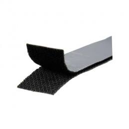 Velcro adhésif double face toute surface - 1 mètre.