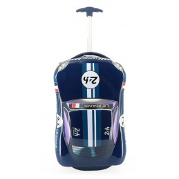 Valise 24 Heures du Mans enfant bleue