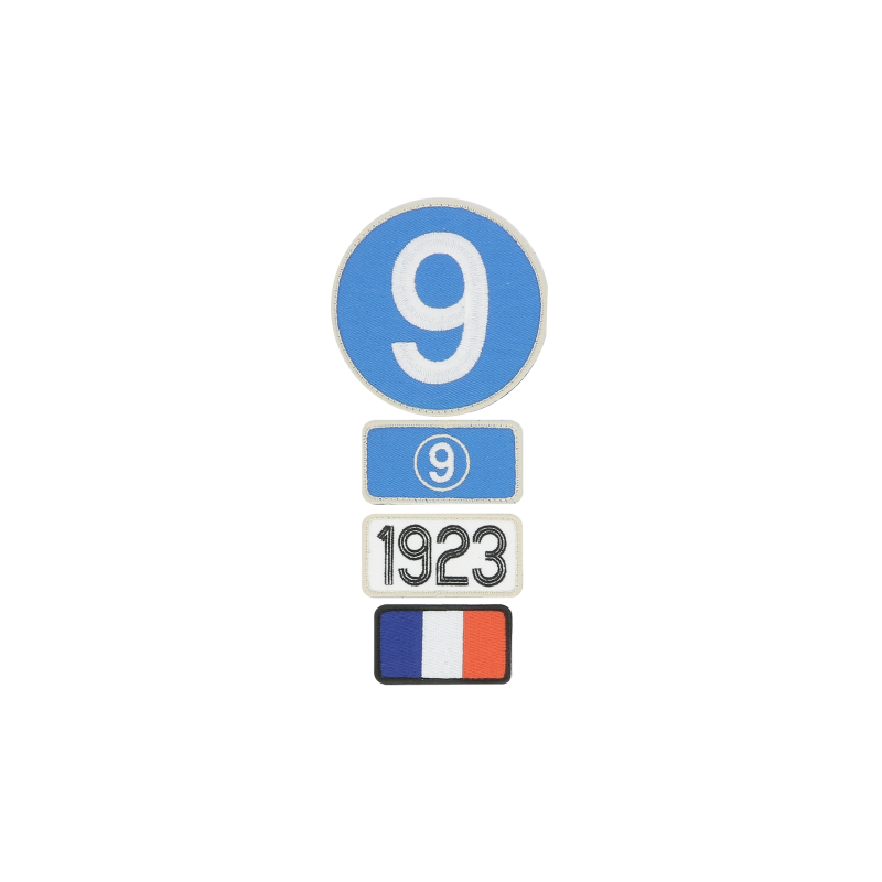 Pochette de 4 patchs brodés 1923 - 24H Le Mans