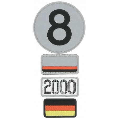 Pochette de 4 patchs brodés 2000 - 24H Le Mans