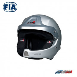 Casque FIA Stilo Jet WRC DES Rally Composite Gris