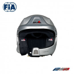 Casque FIA Stilo Jet WRC DES Rally Composite Gris