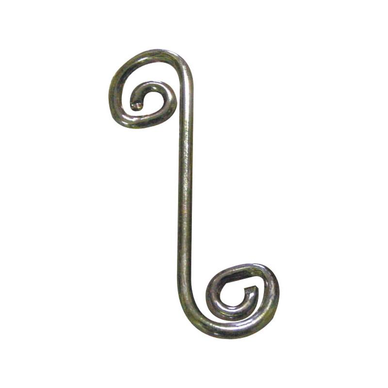 Crochet pour fixations Dzus 1/4 tour EHF6 entraxe 34.3 mm Crochet pour fixations Dzus 1/4 tour EHF6 entraxe 34.3 mm