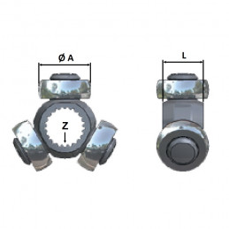 Tripode GKN 27 cannelures / GI82 renforcé