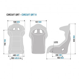 Baquet FIA SPARCO Circuit II QRT L/XL