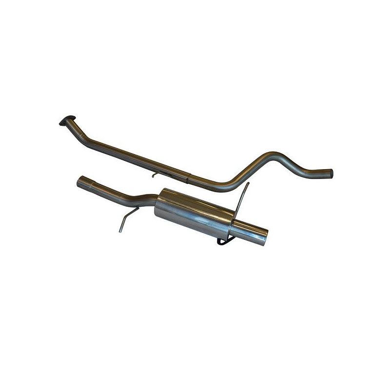 Ligne d'échappement acier Groupe N pour Ford Fiesta ST Ligne d'échappement acier Groupe N pour Ford Fiesta ST
