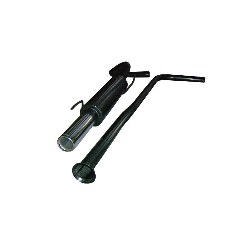 Ligne d'échappement Groupe N pour Renault Clio I 1.8 16V acier Ligne d'échappement Groupe N pour Renault Clio I 1.8 16V acier