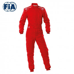 Combinaison FIA OMP Sport rouge