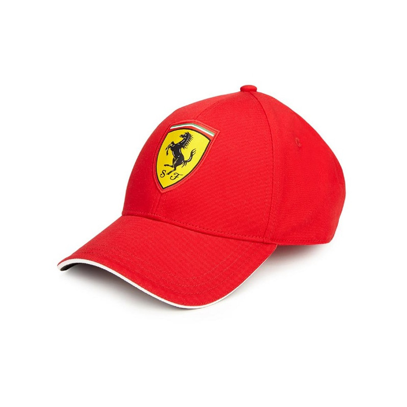 Casquette Ferrari emblème écusson rouge