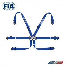 Harnais FIA SPARCO 04796F bleu