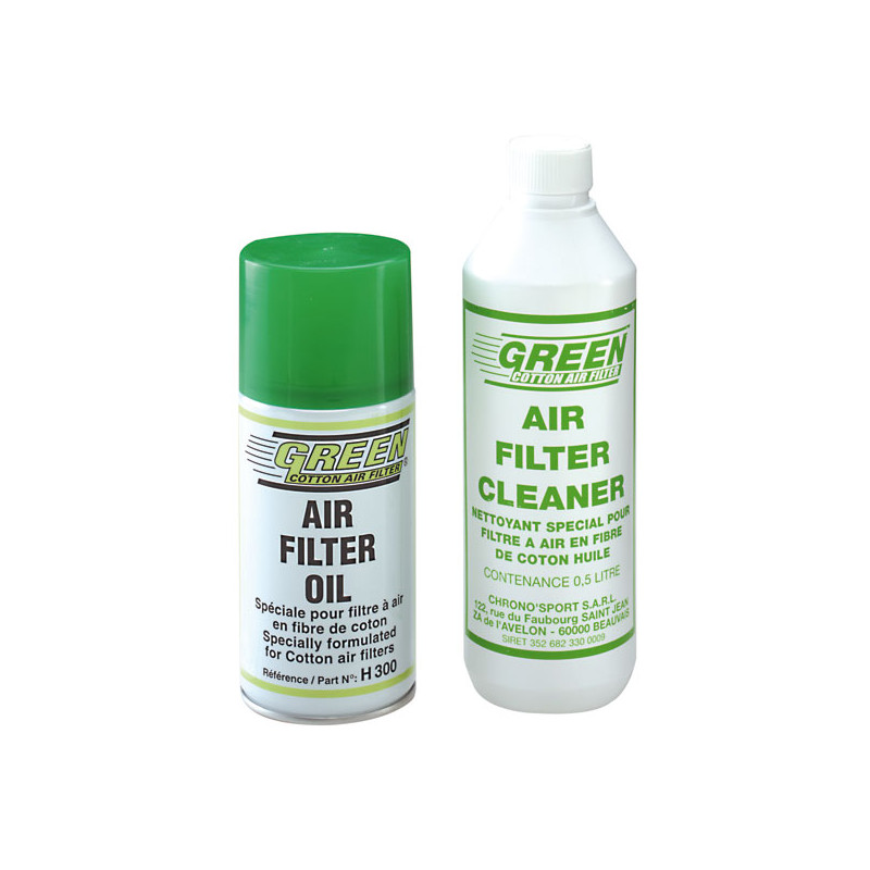 Kit nettoyage Filtre à air Green