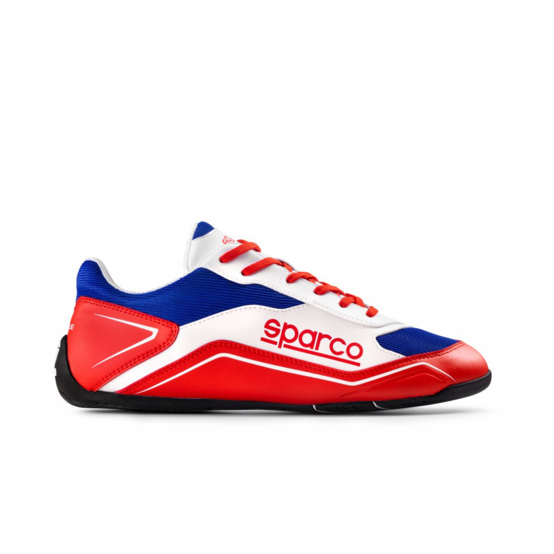 Chaussures SPARCO S-Pole rouge et bleu pour homme