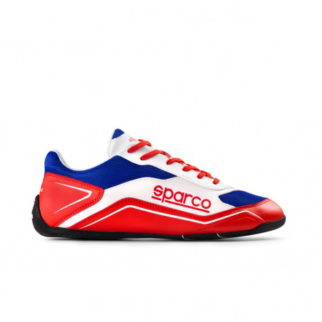 Chaussures SPARCO S-Pole rouge et bleu pour homme