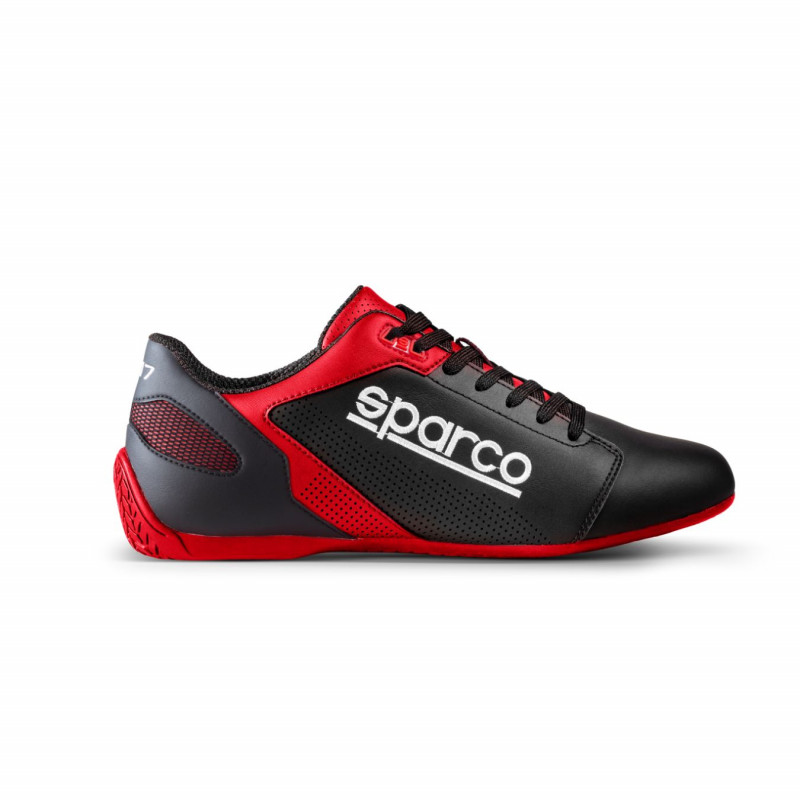 Chaussures en cuir SPARCO SL-17 rouge/noir
