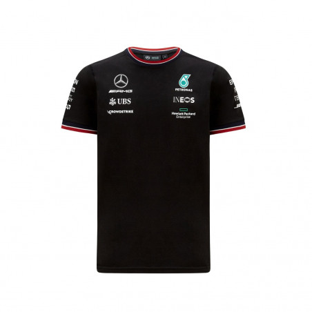 T shirt MERCEDES AMG PETRONAS 2021 noir enfant