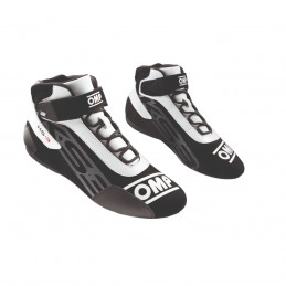 Bottines karting OMP KS-3 noir blanche