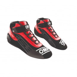 Bottines karting OMP KS-3 noir rouge