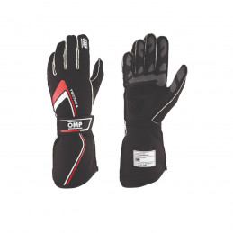 Gants FIA Tecnica Evo OMP noir/rouge