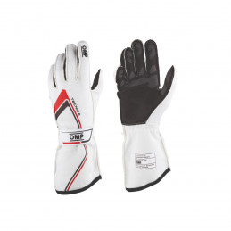 Gants FIA Tecnica Evo OMP blanc