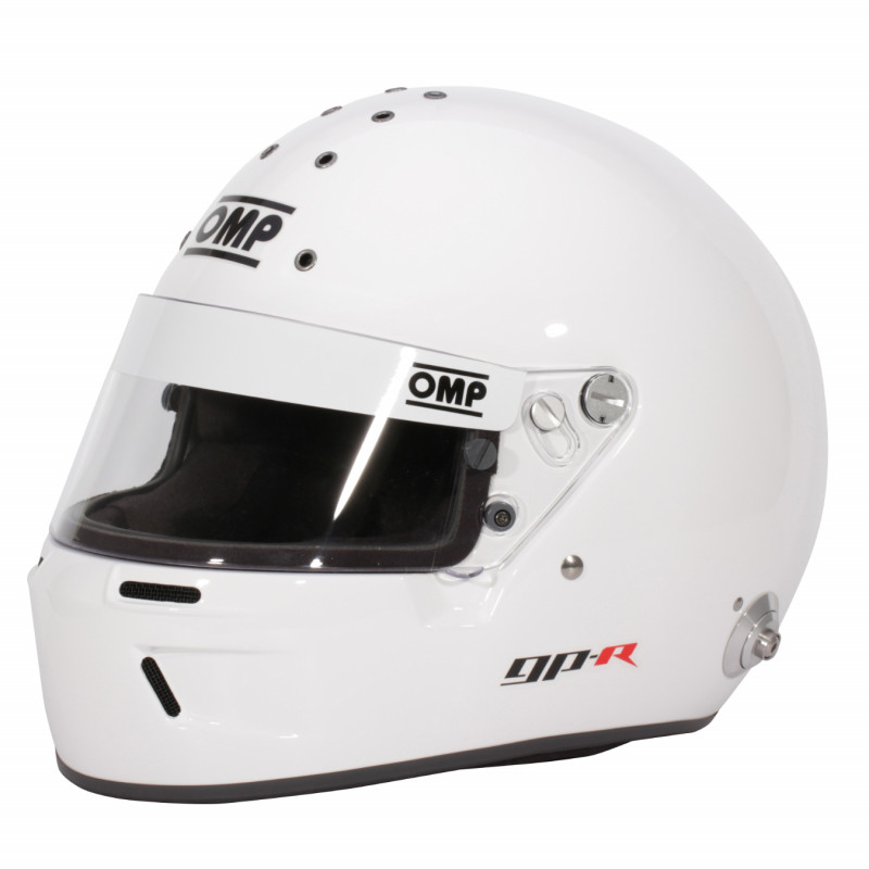 Casque intégral FIA OMP GP-R 2022 blanc