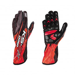 Gants KART KS-2 ART enfants rouge