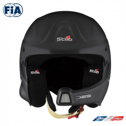 Casque FIA Stilo Jet WRC DES Rally Noir mat