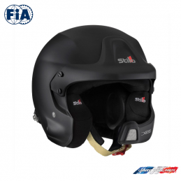 Casque FIA Stilo Jet WRC DES Rally Noir mat