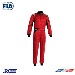 Combinaison FIA 8856-2018 SPARCO Sprint rouge