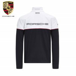 Veste Softshell PORSCHE Motorsport noir et blanche