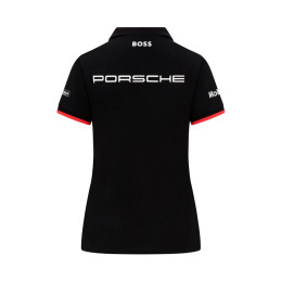 Polo PORSCHE Team Replica Noir pour femme