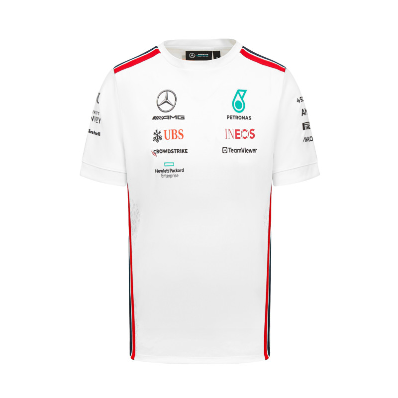 T-shirt MERCEDES AMG PETRONAS 2023 blanc homme T-shirt MERCEDES AMG PETRONAS 2023 blanc homme