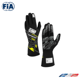 Gants FIA OMP SPORT jaune