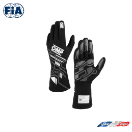 Gants FIA OMP SPORT noir