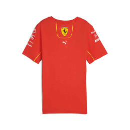 T-shirt FERRARI F1 rouge FEMME