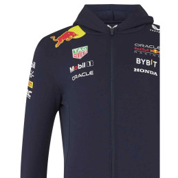 Sweat Zippé RED BULL Castore Team Replica Bleu