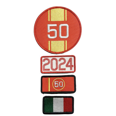 24H LEGENDE - 4 patchs brodés 2024 - Victoire Ferrari