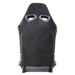 Siège baquet réglable Apex tissu noir/gris