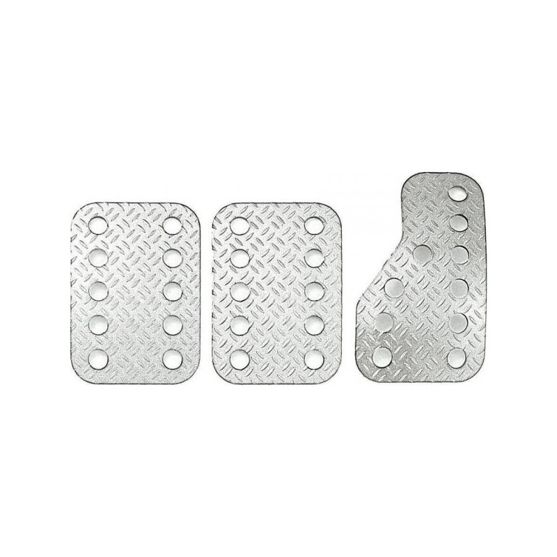 Kit 3 pédales SPARCO Aluminium grains de riz Kit 3 pédales SPARCO Aluminium grains de riz